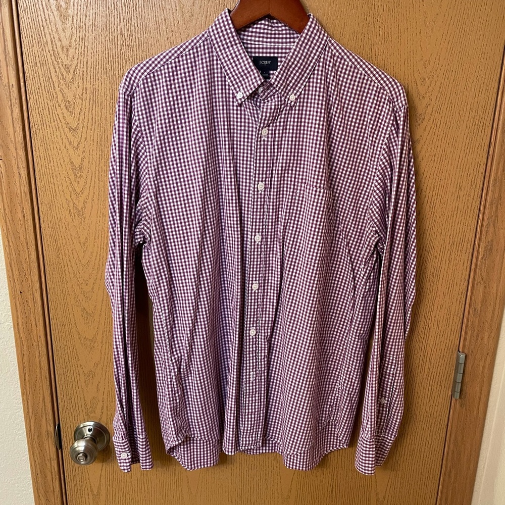 Men’s J Crew Button Down Gingham print